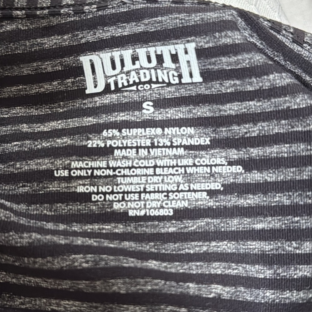 Duluth Trading Co NWT Womens Shirt Dress Size Small Stripes Stretch Pocket - Picture 8 of 8